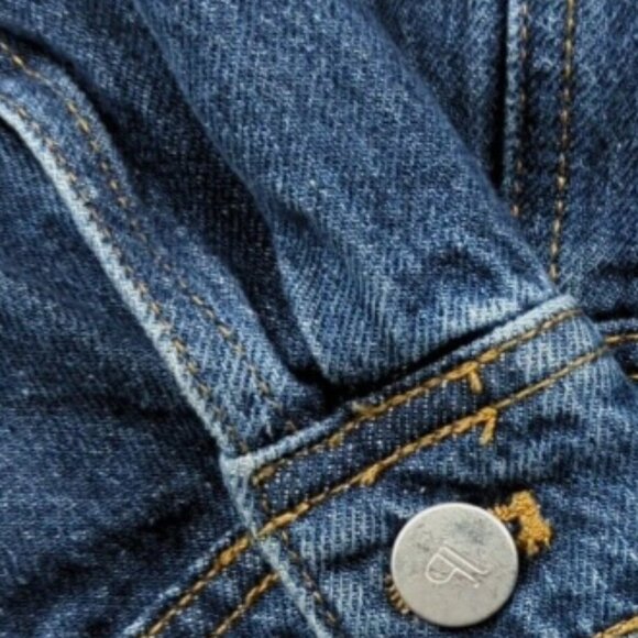 Brand New Pilcro Puff-Sleeve Denim Jacket - Picture 10 of 14